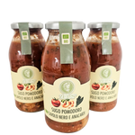 Sugo Gourmet Pomodoro, Cavolo Nero e Anacardi 500ml: Un'Eccellenza Unica al Mondo (3x500)