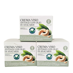 Crema Viso Anti-Age 50ml con Olio di Anacardi Bio: La prima e unica al Mondo (3x50ml)
