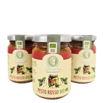 Pesto Rosso Gourmet 130gr: Il Cuore del Mediterraneo, Rivisitato (3x130)