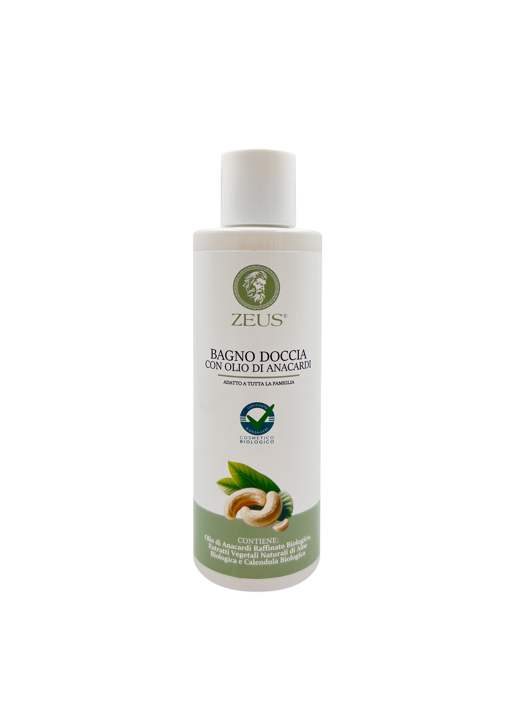 Bagno Doccia 200ml: La Rivoluzione Delicata con Olio di Anacardi Bio. - Zeus
