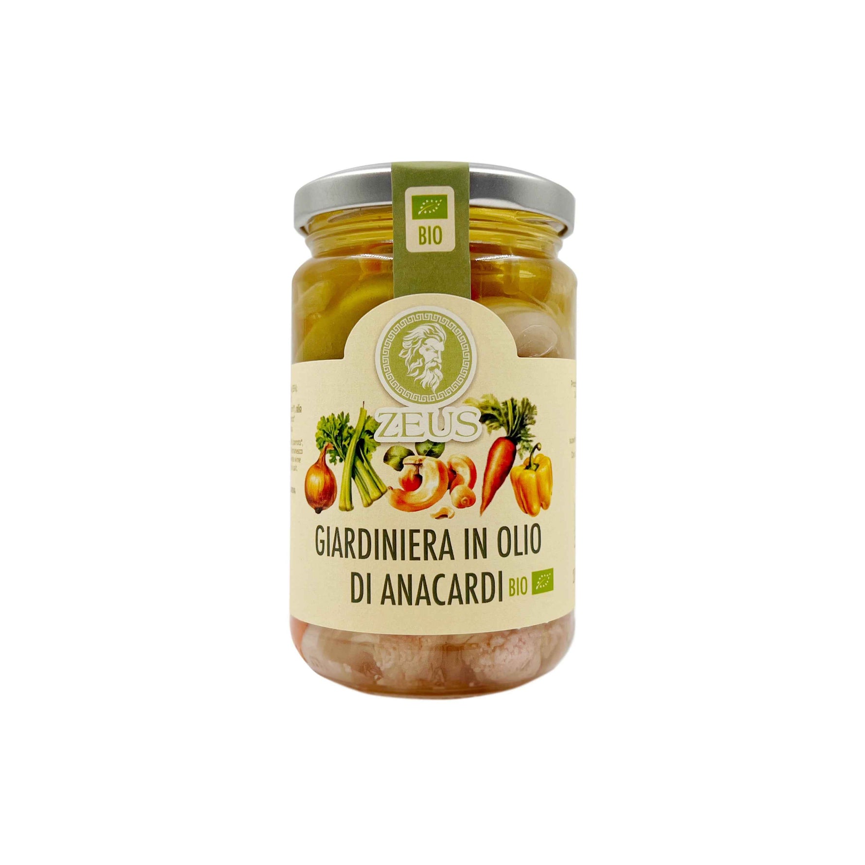 Giardiniera Sottolio di Anacardi Bio 270g: Il Classico Rivisitato in Chiave Gourmet - Zeus