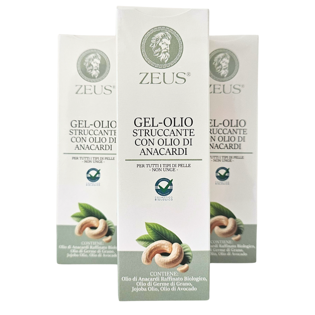 Lipogel Detergente Struccante Bio 75ml: La Magia dell'Olio di Anacardi per una Pelle Perfetta (3x75ml)