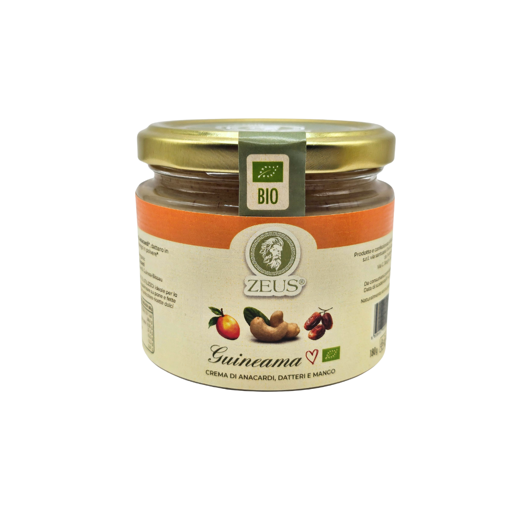 Guineama: Crema di Anacardi, Datteri e Mango BIO 180g