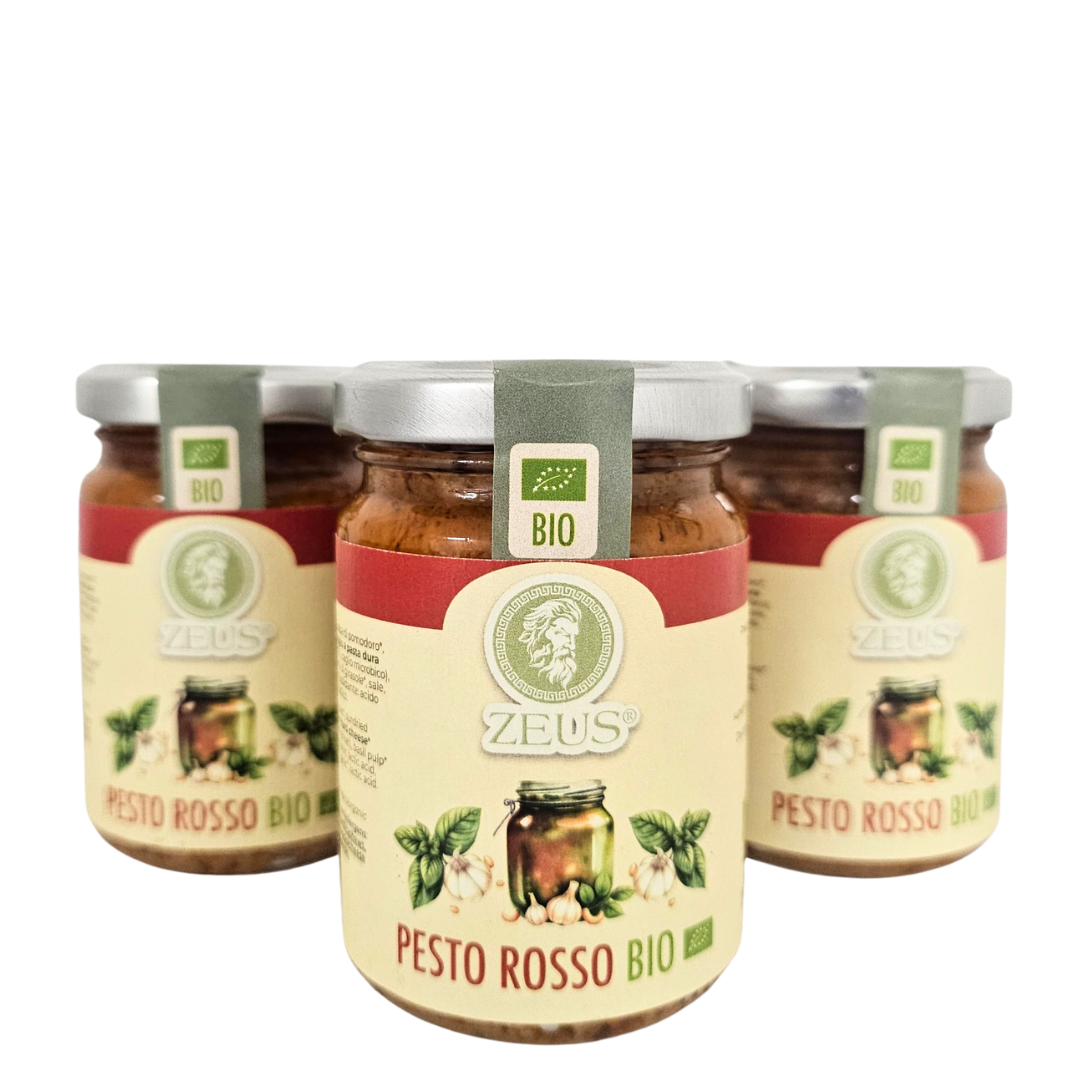 Pesto Rosso Gourmet 130gr: Il Cuore del Mediterraneo, Rivisitato (3x130)
